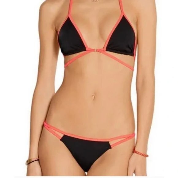 L'Agent by Agent‎ Provocateur Cari Bikini Bottom Black Melon Size L NWT - Picture 9 of 10